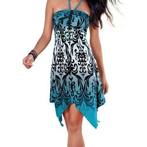 Sleeveless summer beach dress